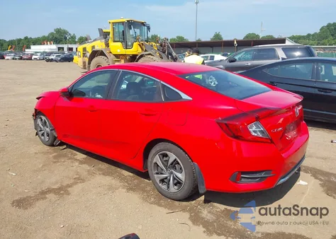 2020 Honda Civic Lx из США, поврежденный, VIN 2HGFC2F6XLH527344